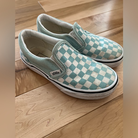 Vans checkerboard classic slip ons kids 12 - Picture 6 of 7